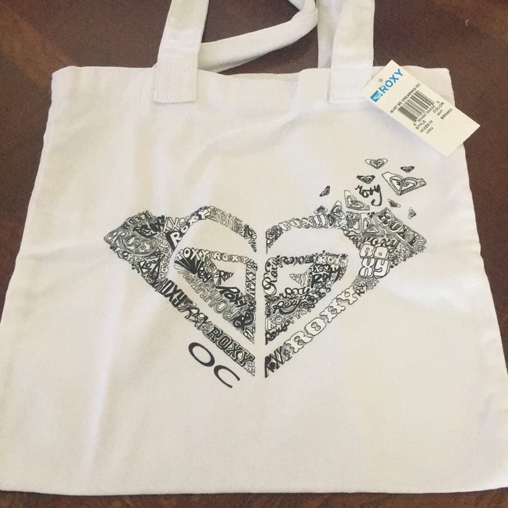 NEW! Roxy tote bag 12”x12”
